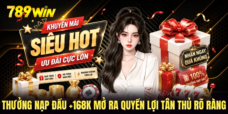 Thưởng nạp đầu +168K mở ra quyền lợi tân thủ rõ ràng